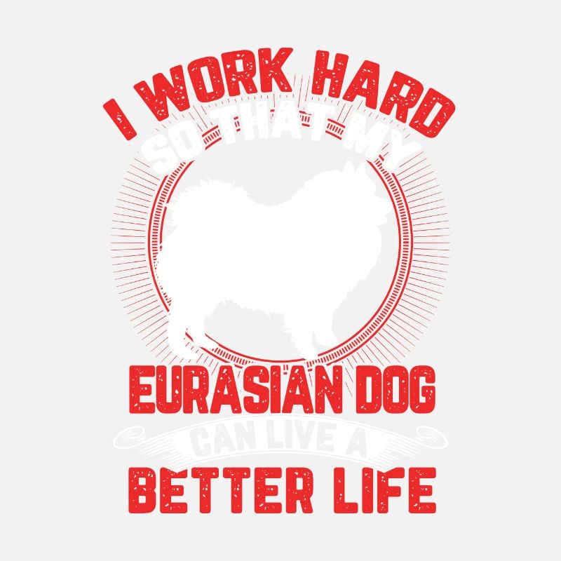 Eurasier arbeite hart Spitz Eurasian Dog
