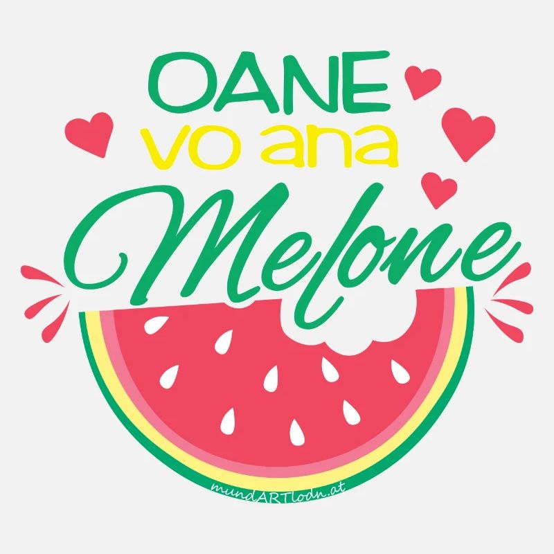 oane vo ana Melone - eine von einer Melone