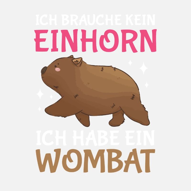 Ich habe ein Wombat Australien Beuteltier