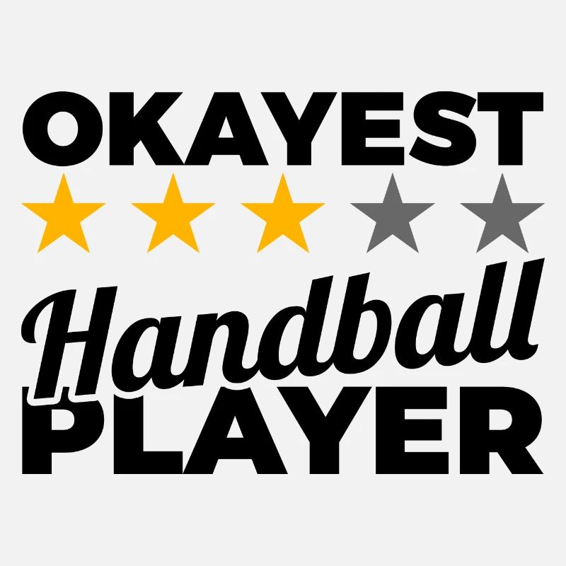 Funny handball player