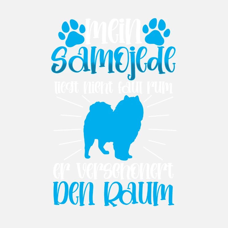 Samoyed beautifies the Samoyed Spitz room
