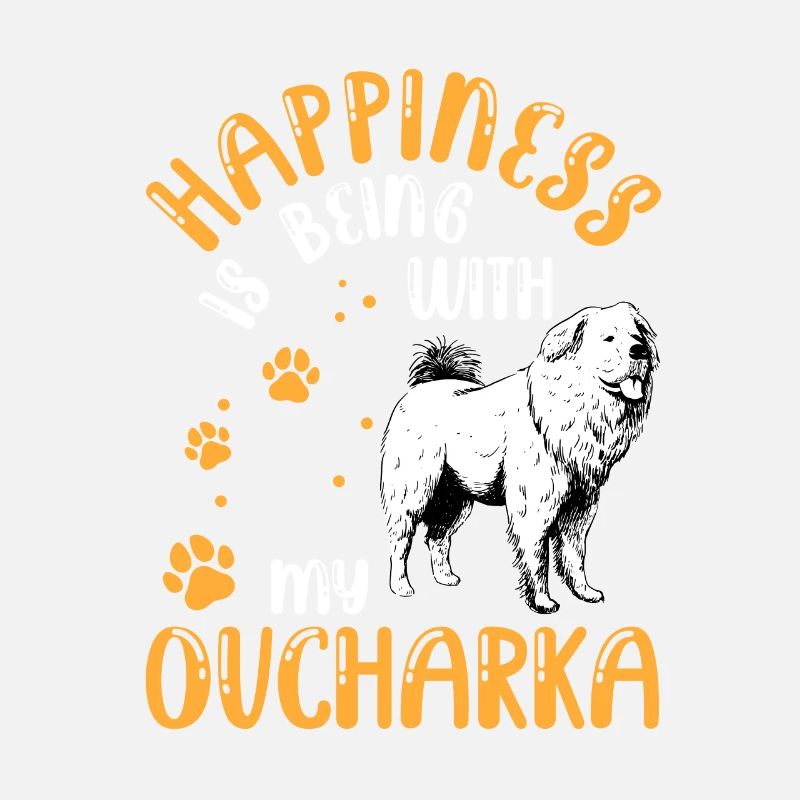Ovcharka rend heureux le chien caucasien
