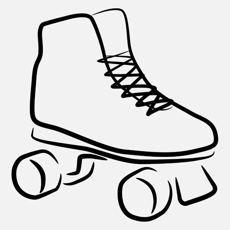 Rollschuhe Skizze