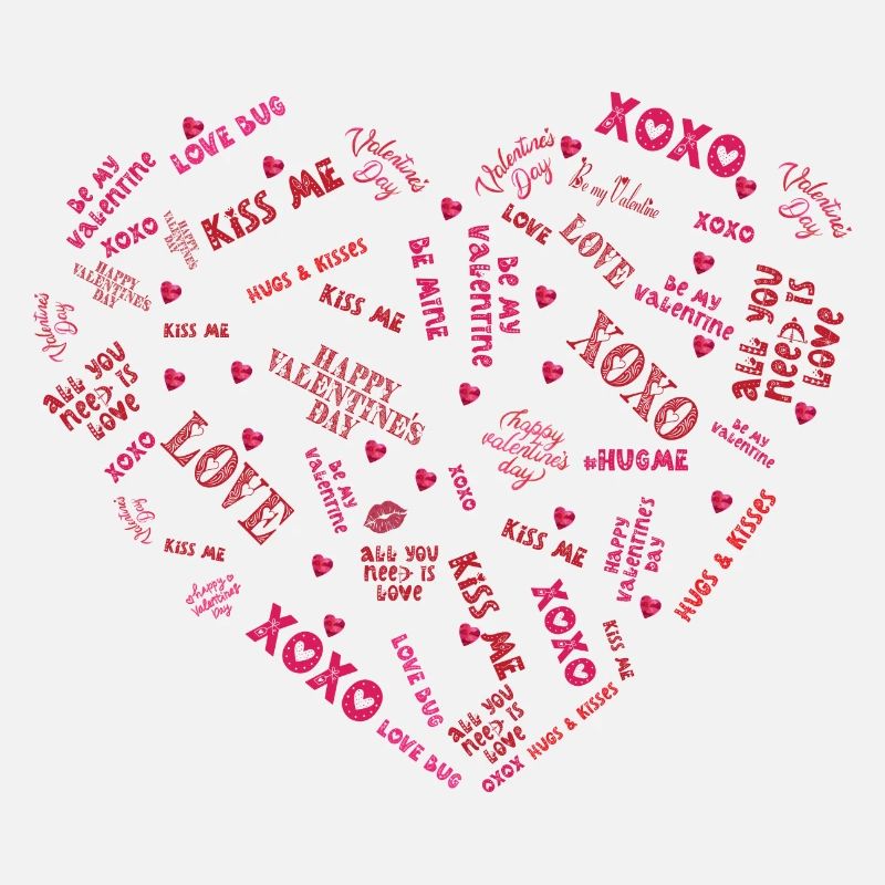 Herz voller liebe Botschaften