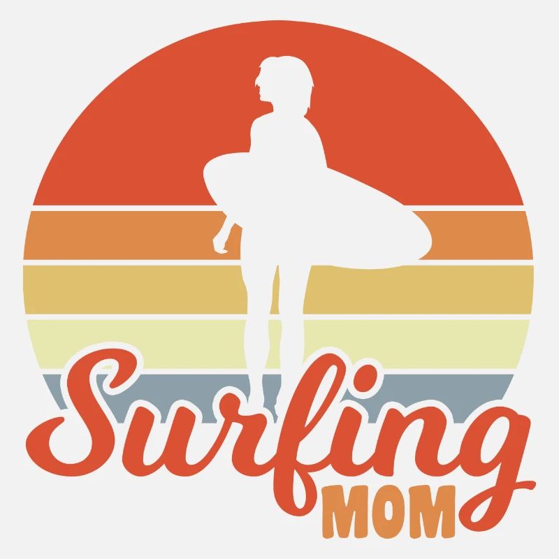 Surfing Mom