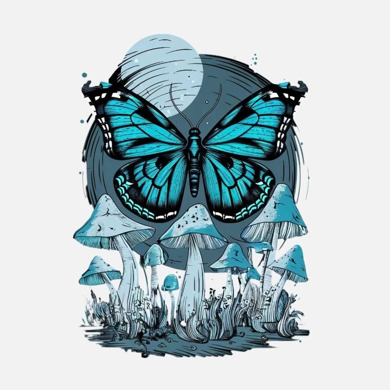 Fairycore Mystic Butterfly Enchanted Forest Mushroom