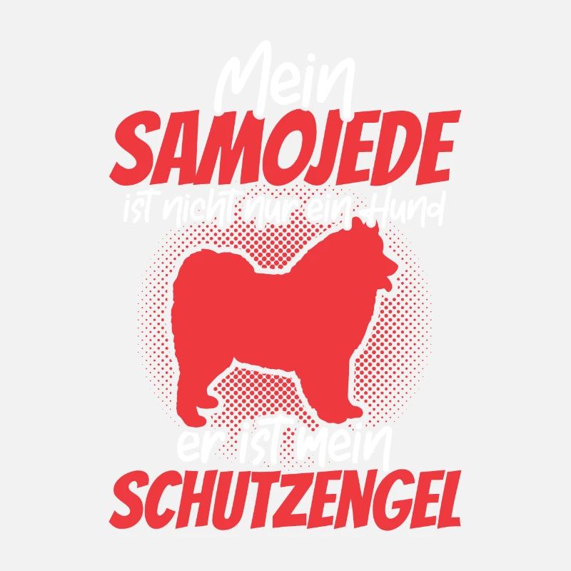 Samoyed protects me Samoyedspitz Samoyed