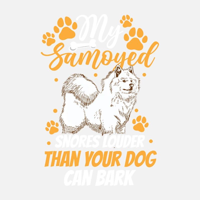 Samoyed snores loudly Samoyed Spitz Samoyed