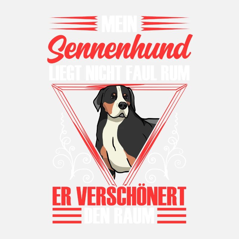Sennenhund verschönert Raum Schweizer Sennenhund
