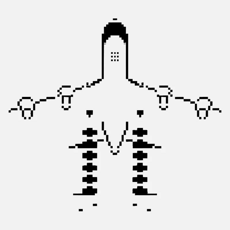 Flugzeug Pixel Kunst