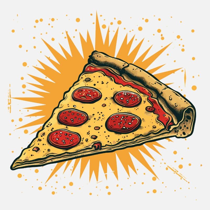 Pizzastück Grafik