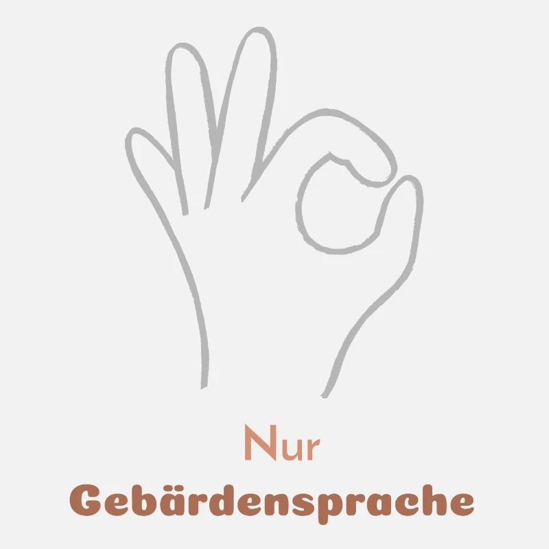 Sign language only