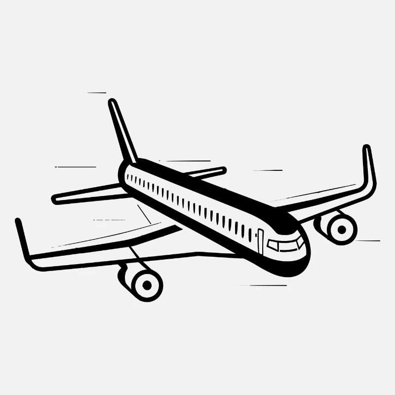 Flugzeug Skizze