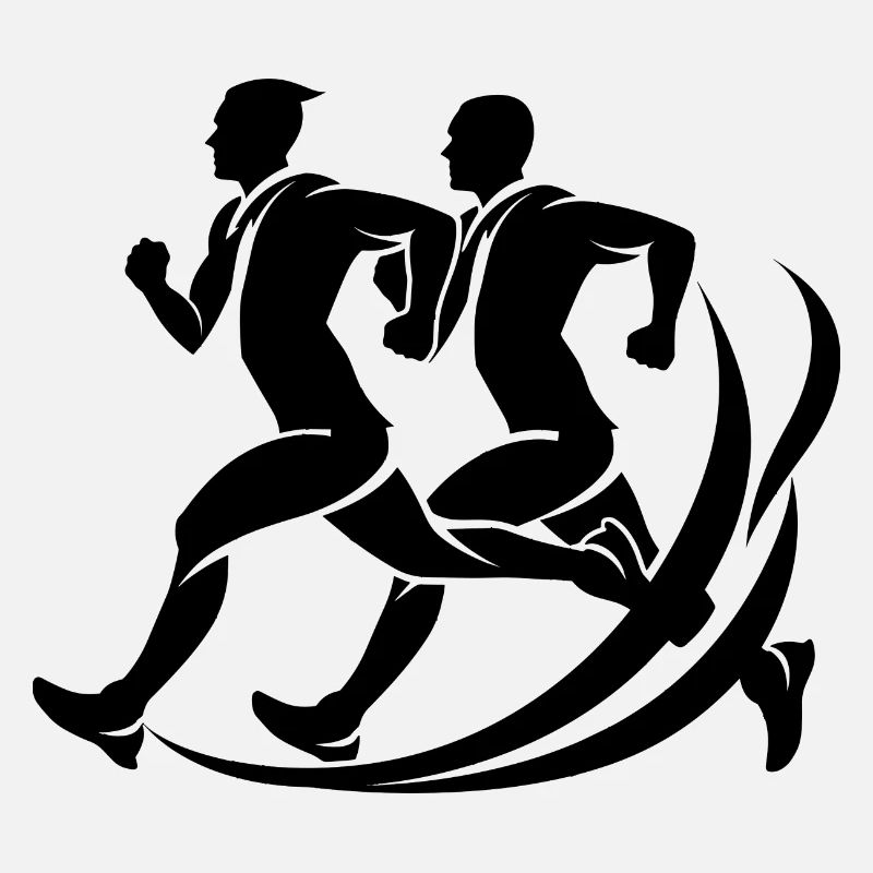 Dessin de joggeur