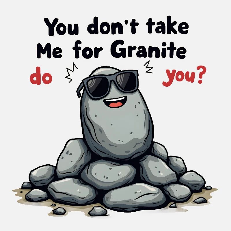Vous ne me prenez pas pour du granit, n’est-ce pas ?