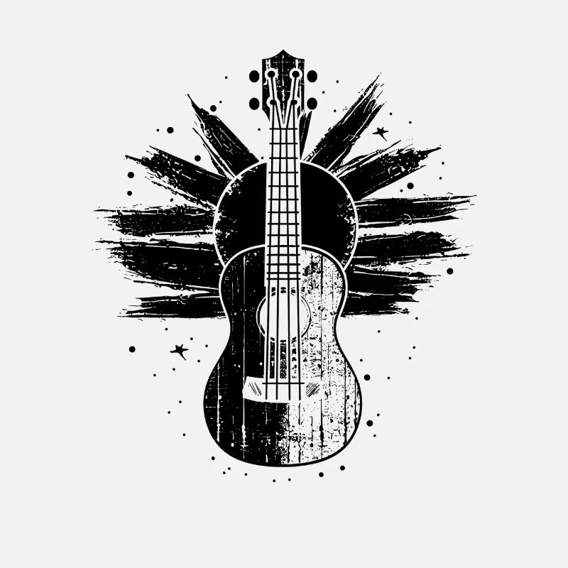 Ukulele Drawing