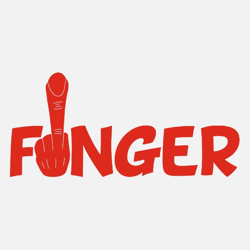Der Finger (rot)