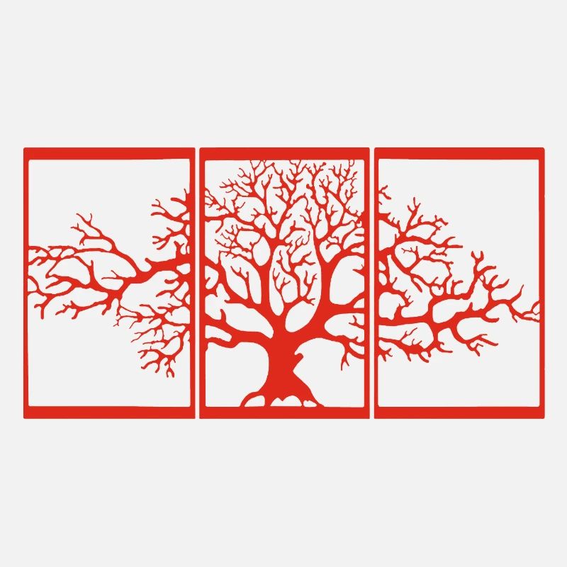 Blick in die Natur (rot)