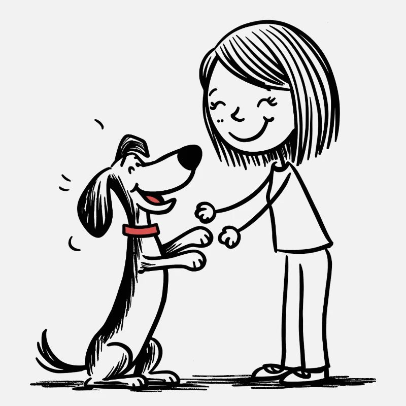 Qui joue avec le chien !