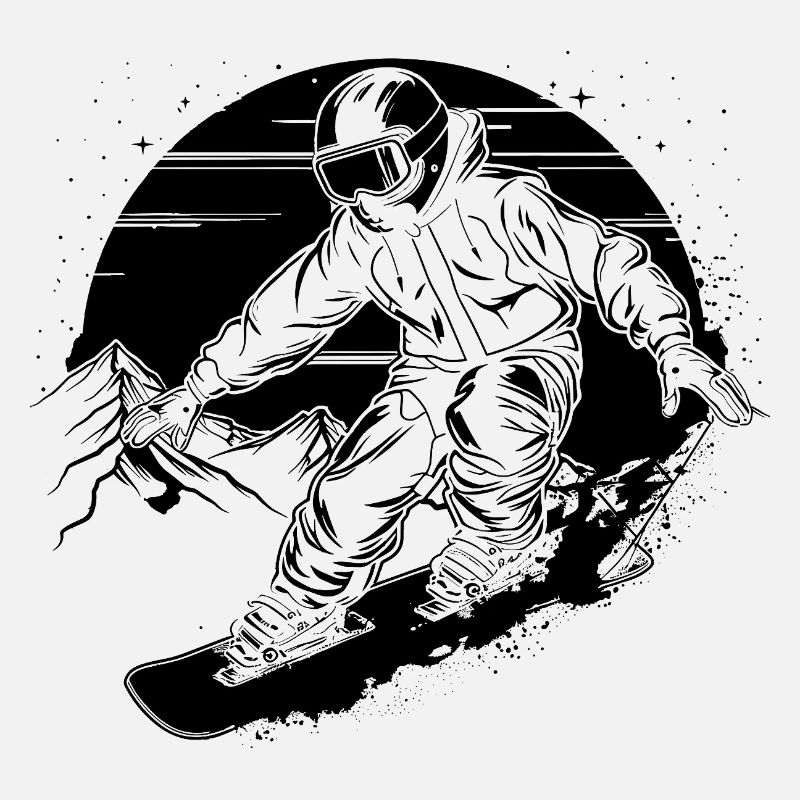 Snowboarder Sketch