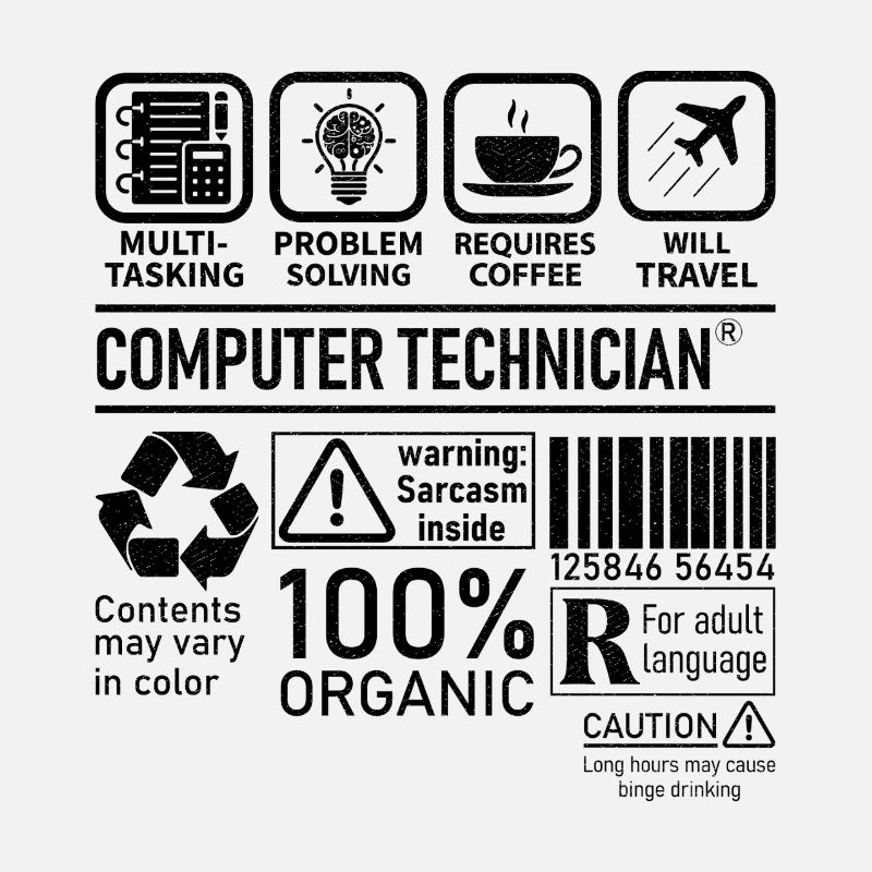 Technicien en informatique multitâche résolution de problèmes
