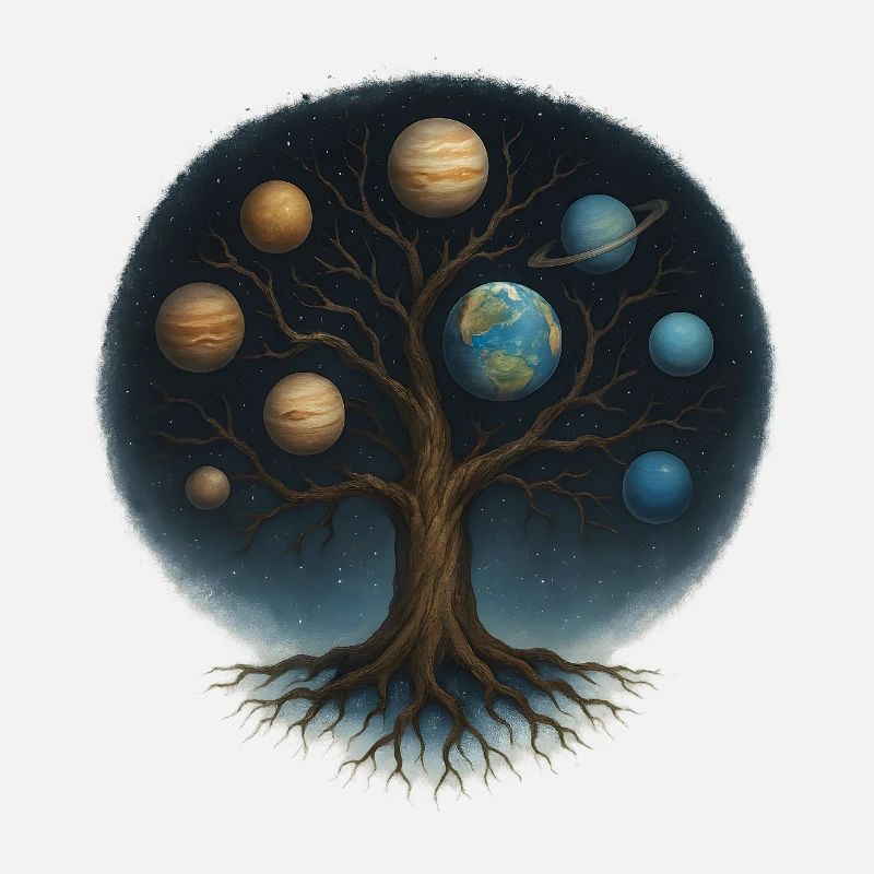 Cosmic Tree with Planet World
