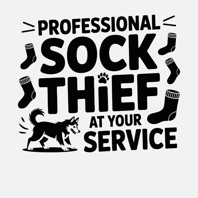 Professional Sock Thief Dog Lover