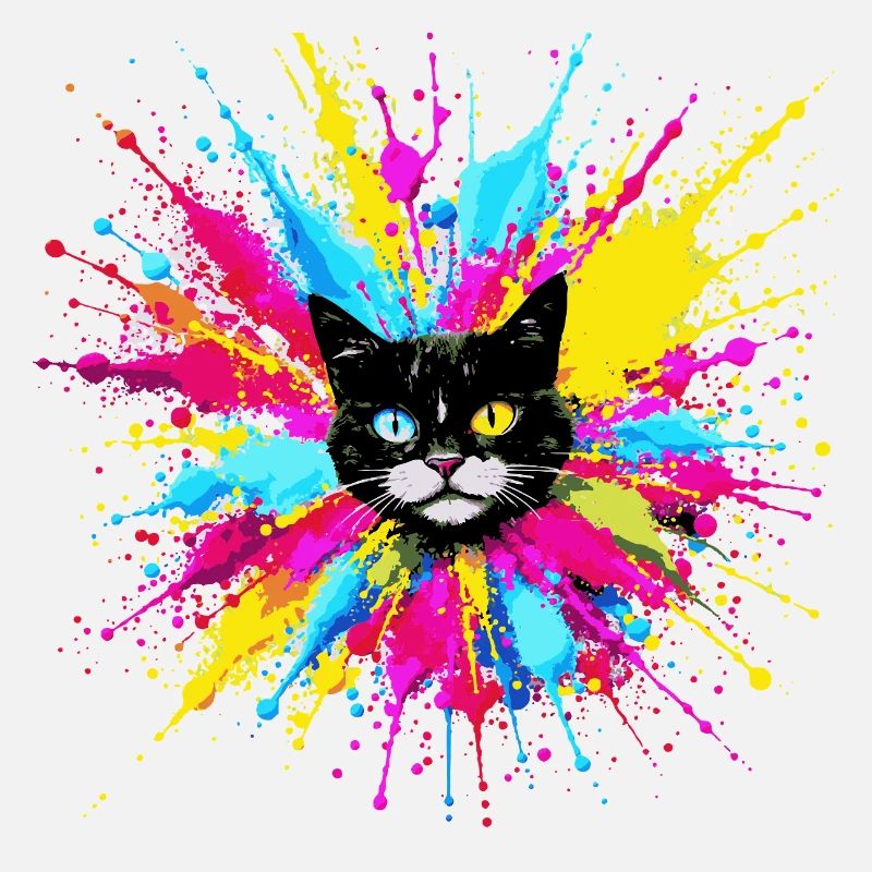 Bunte Katze