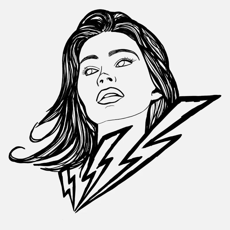 Femme Lightning Potrait