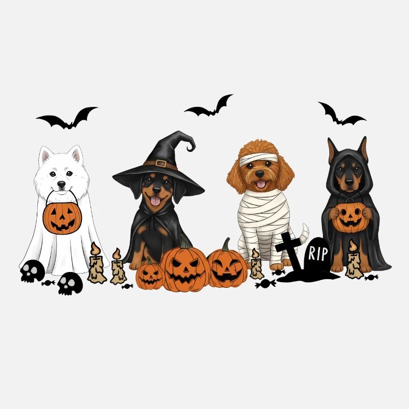 Hunde-Halloween