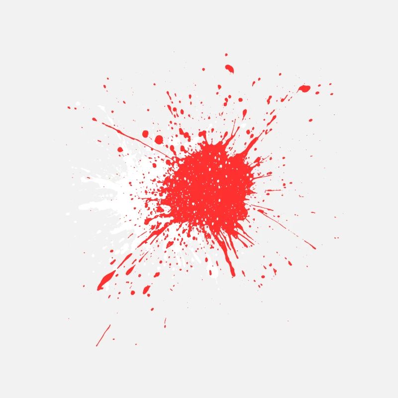 Impression abstraite d’éclaboussures de sang