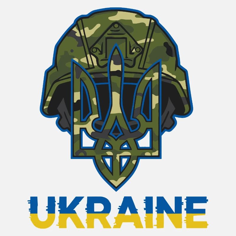 Ukraine Trident Camouflage Helm