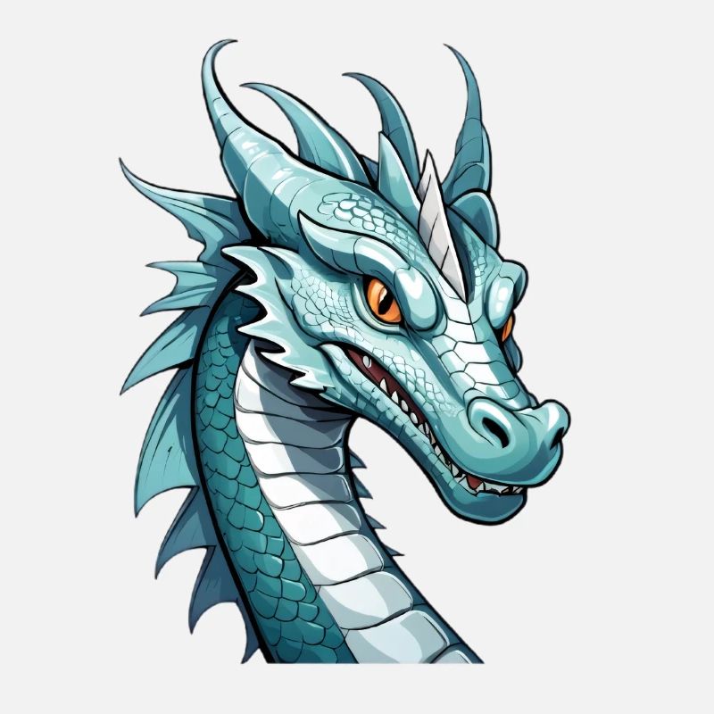 Cobalt Dragon Head Art