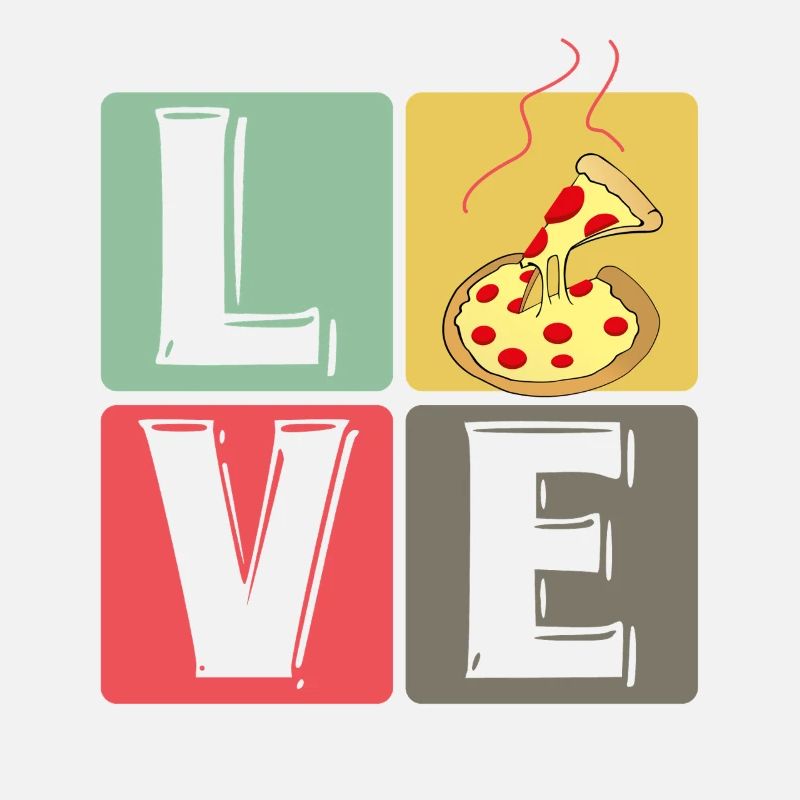 PizzaLove Blockkunst