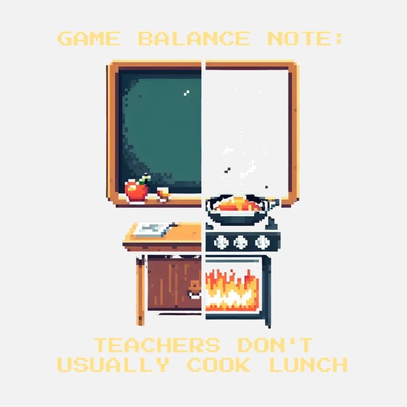 Balance note: Teachers don't cook | School