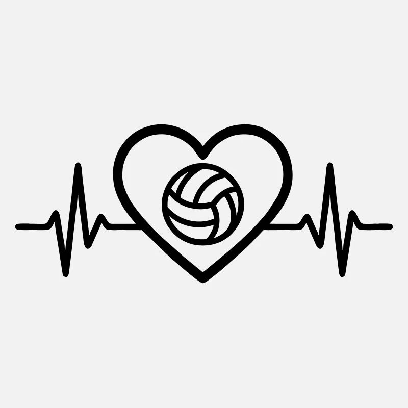Volleyball Herz