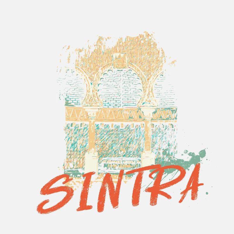 Moorish Architecture Sintra illustration