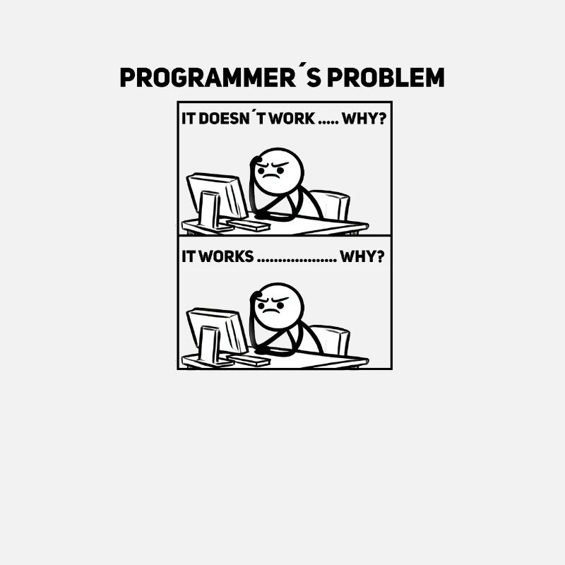Programmierer Humor – Manchmal klappt’s nicht Shir
