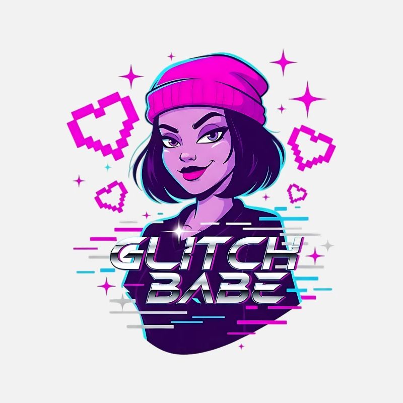 Y2K Rétro – Glitch Babe