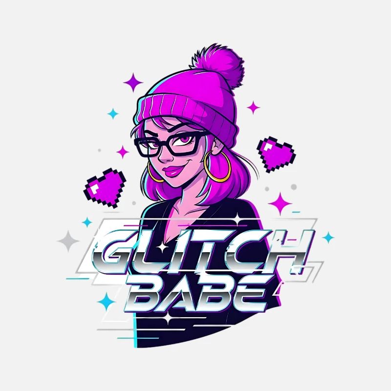Y2K Rétro – Glitch Babe