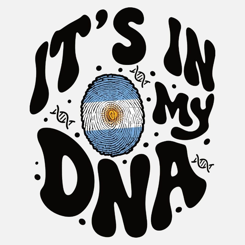 Argentinische DNA Argentinien Flagge Hispanisch