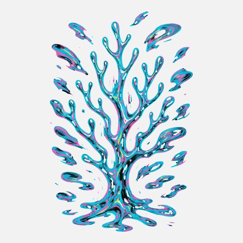 Corail abstrait AI