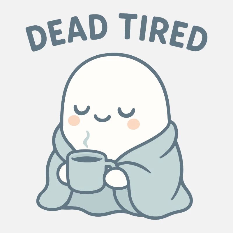 Dead Tired Ghost Tasse douillette