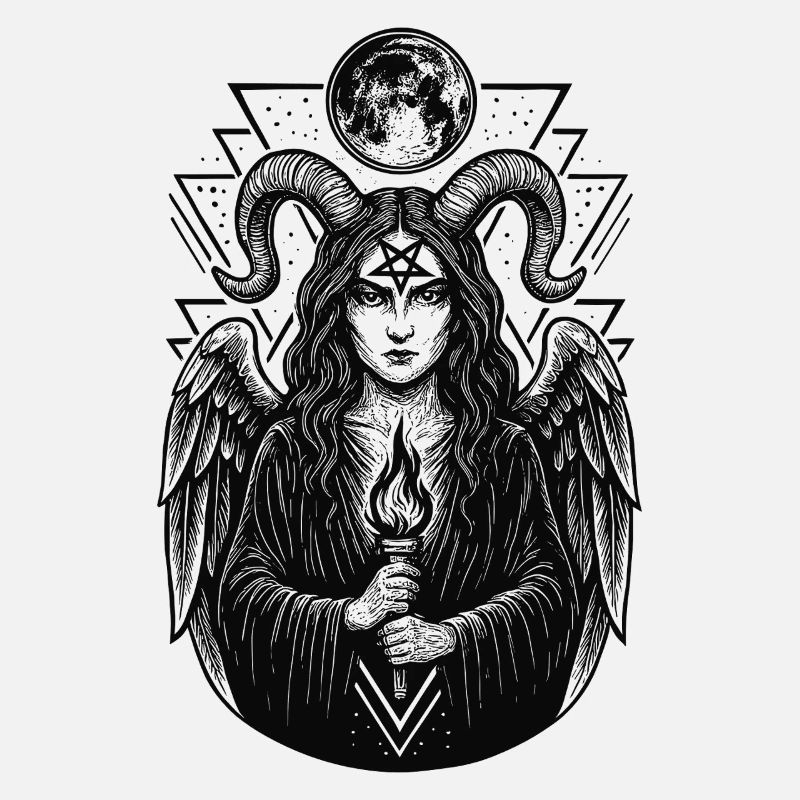 Lilith Witch Demon Pentagram Dark Magic