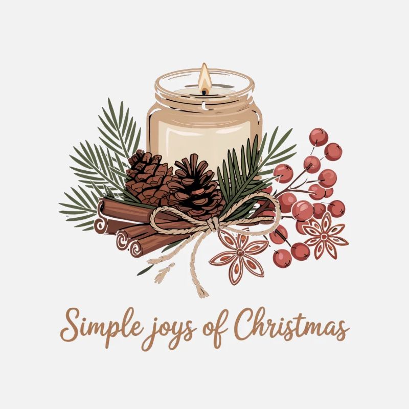 Rustic Christmas motif