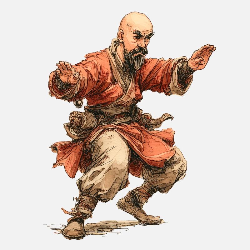 Kungfu Mönch