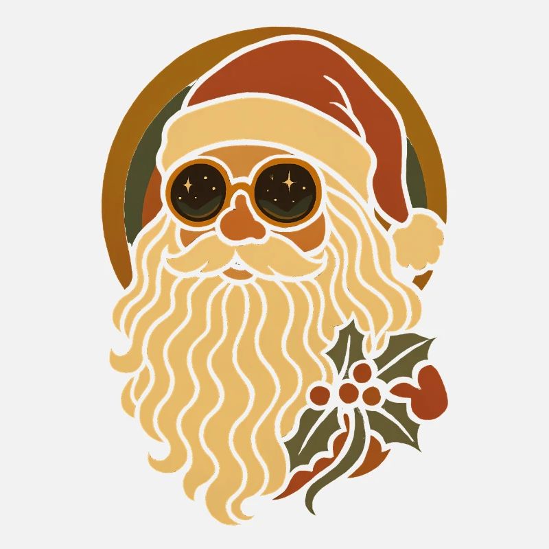 Vintage Weihnachtsmann Design Retro Liebhaber 