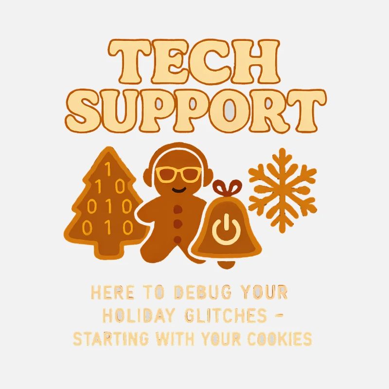 Support technique Cadeau de Noël vintage