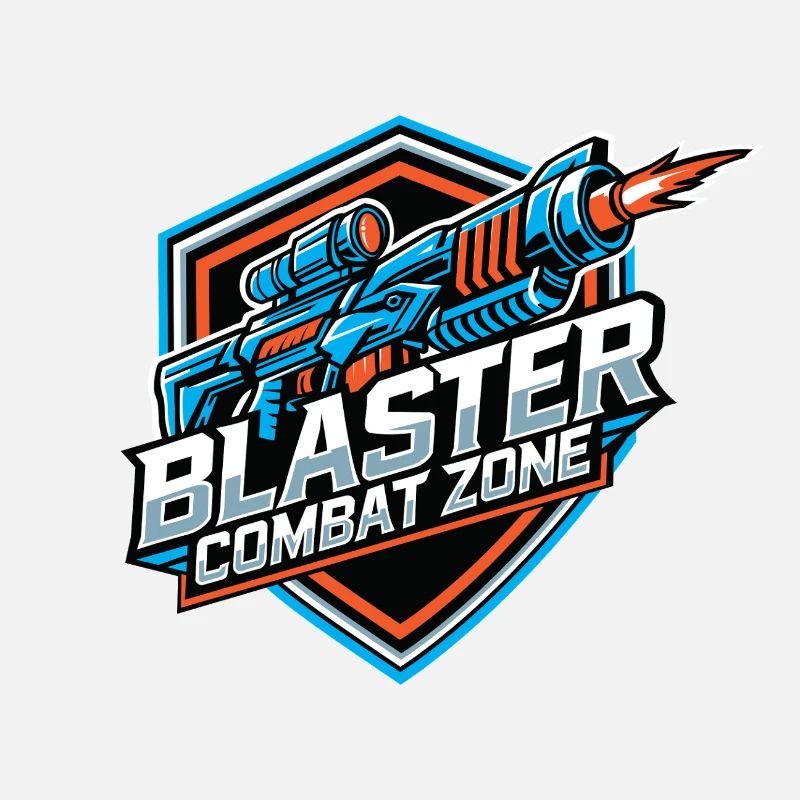 Zone de combat Blaster - Couleur du logo