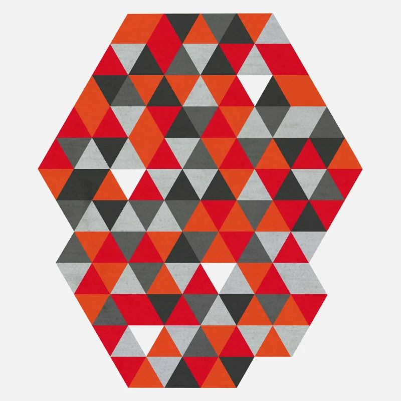Triangles géométriques Geometrisches Hexagon